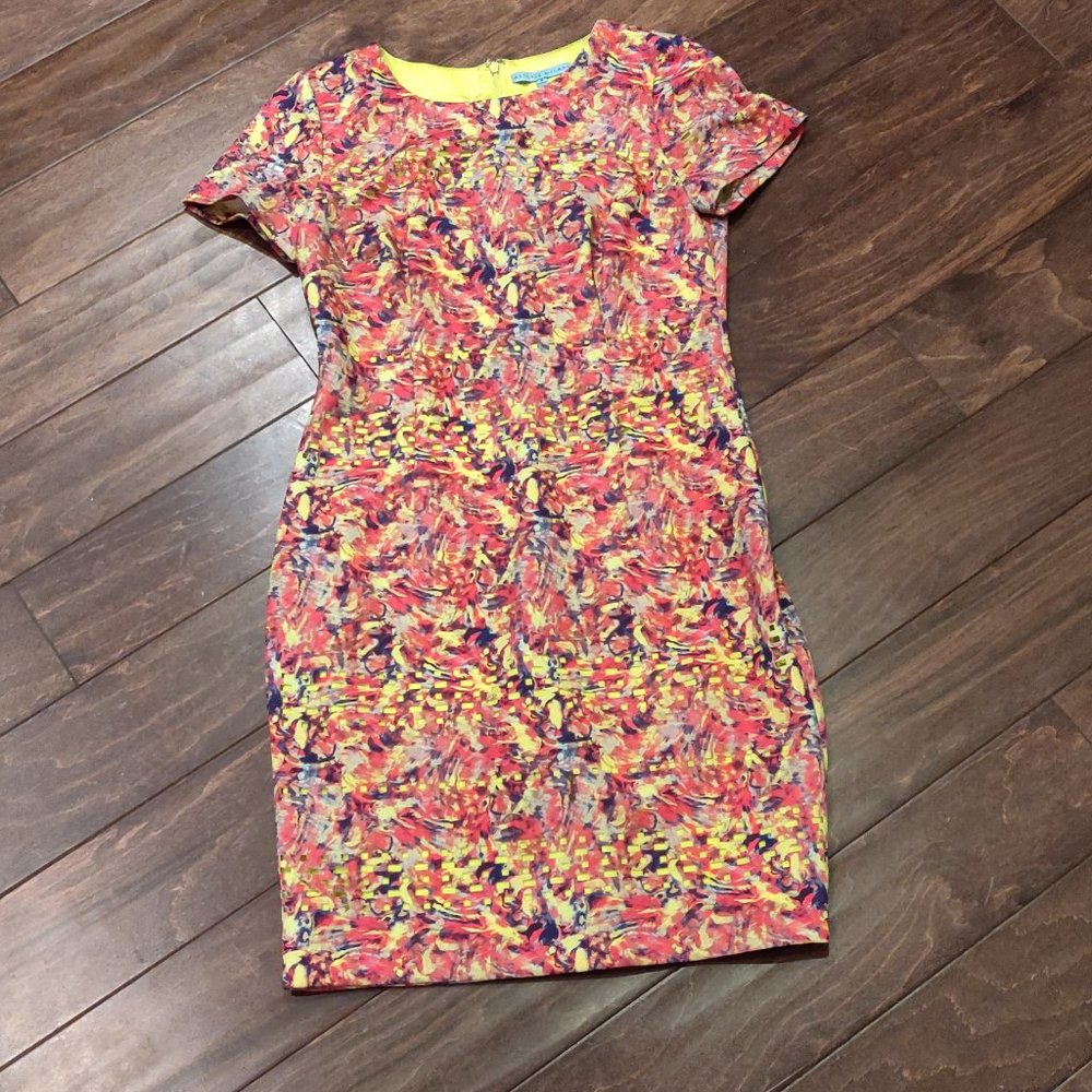 Antonio Melani Multicolor Sheath Dress SIZE 8